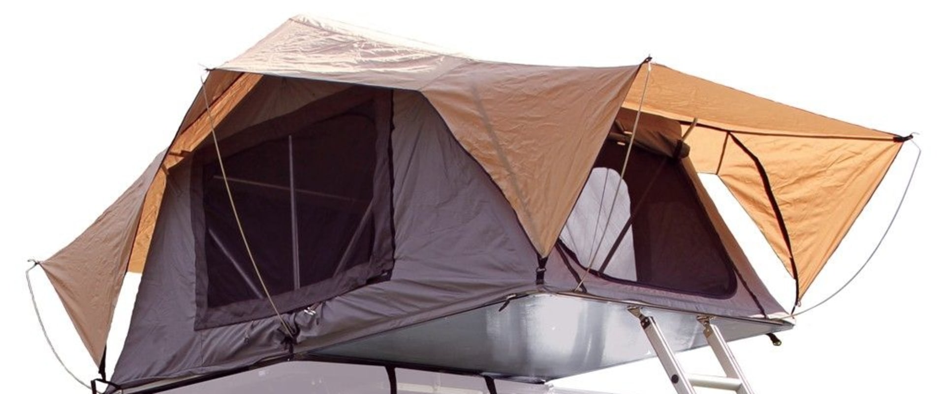 How are roof top tents supported?
